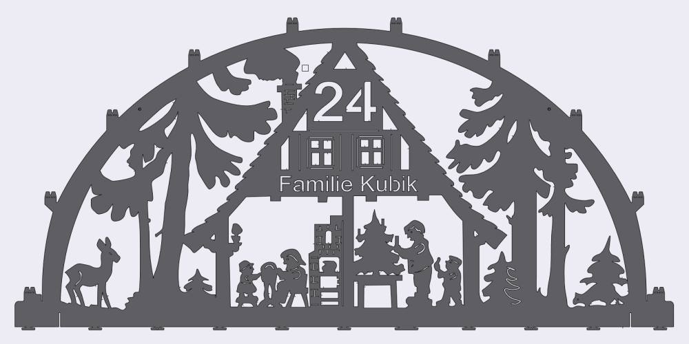 Sonderschwibbogen Familie Kubik